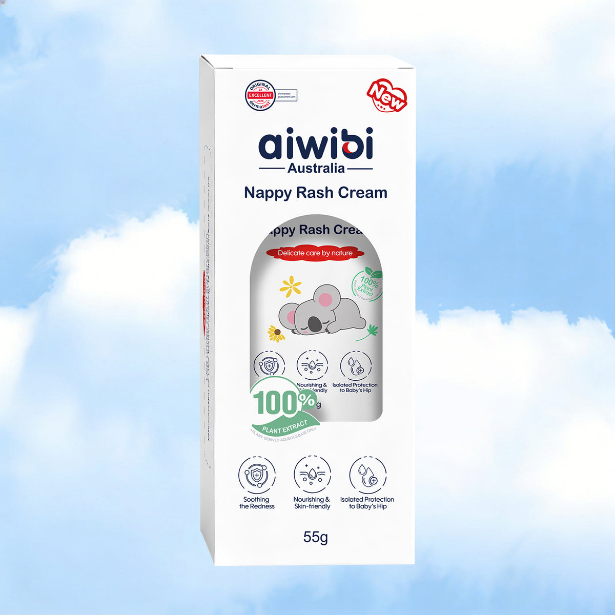 Crema para Irritaciones por Pañal Aiwibi 55 ml